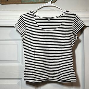 Charlotte Russe Striped Cropped Top